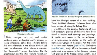 Biology lesson on prehistoric creatures